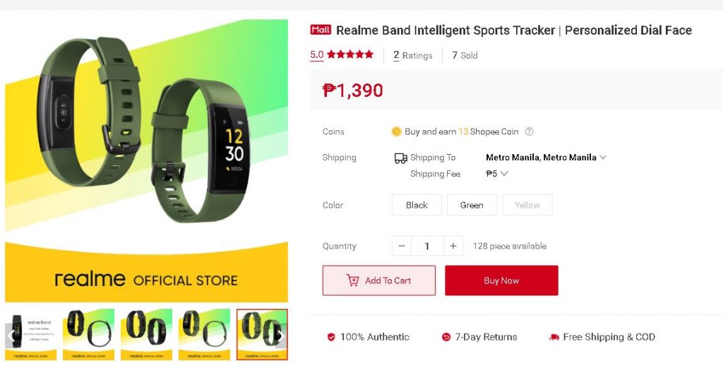 realme fitness band 2