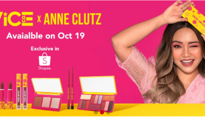 Get Vice Cosmetics: ANNEleash your GANDA for as low as P195 exclusive only from Shopee from October 19-22
