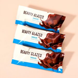 beauty glazed white chocolate