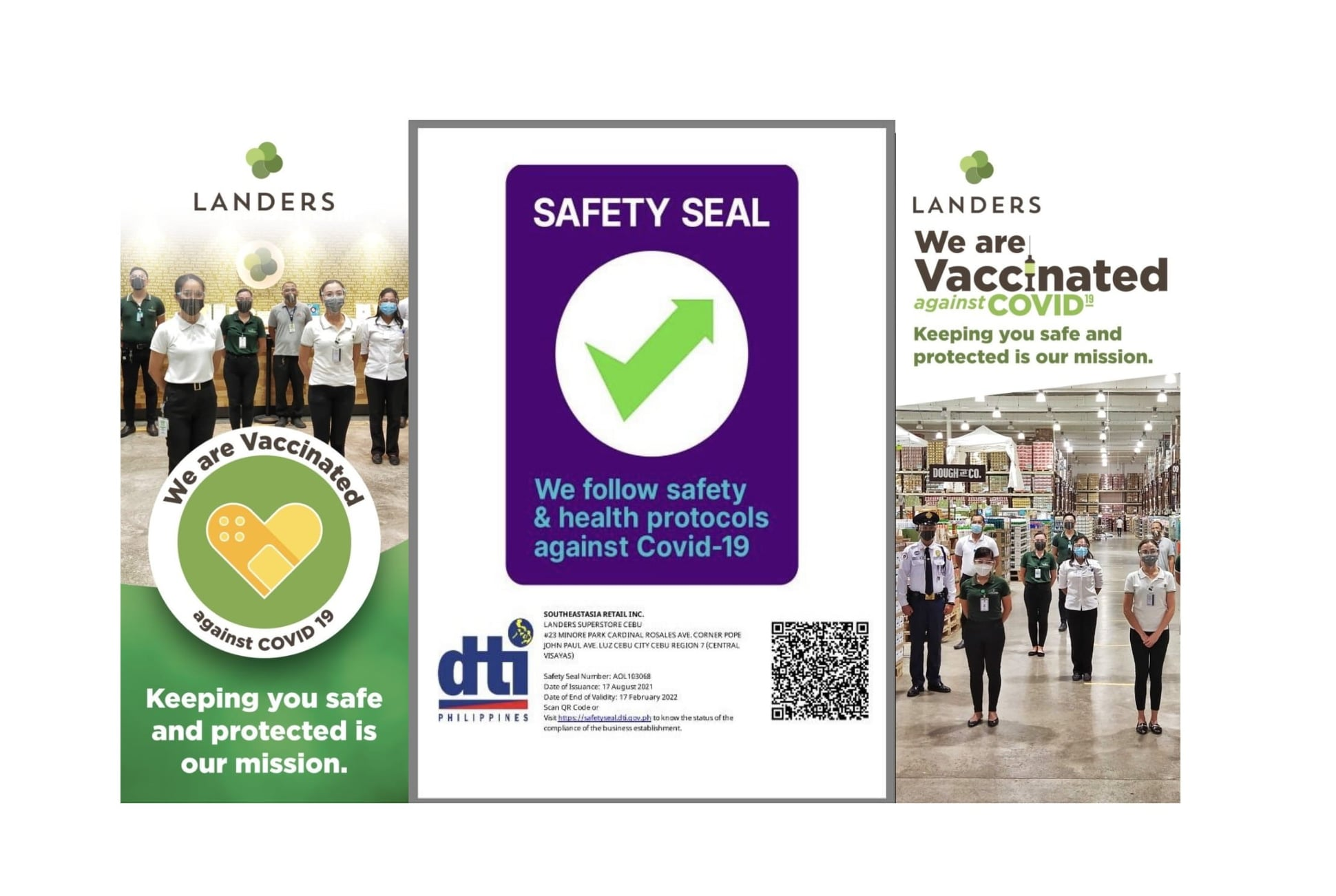 Landers Superstore gets DTI Safety Seal photo