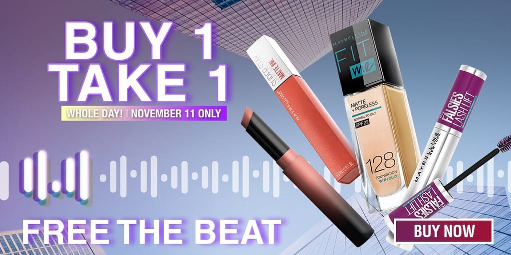 Maybelline must-haves on Shopee Beauty