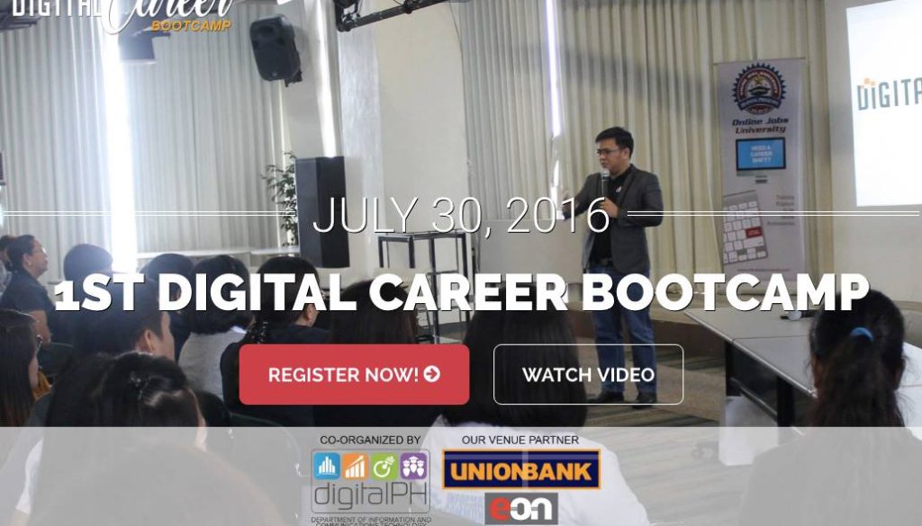 1st Digital Career Bootcamp to promote online jobs