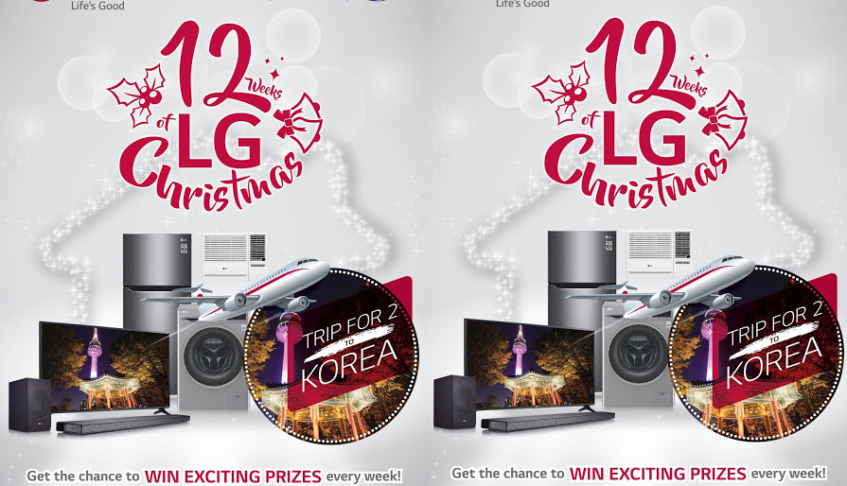 Start counting down to the 12 weeks of Christmas with LG