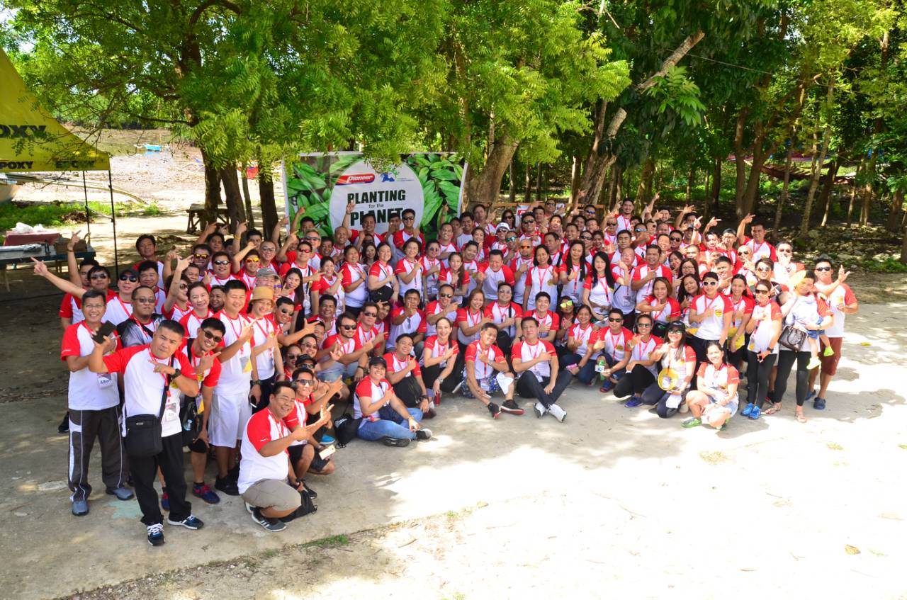 Planting for the planet by Pioneer Adhesives Foundation, Inc