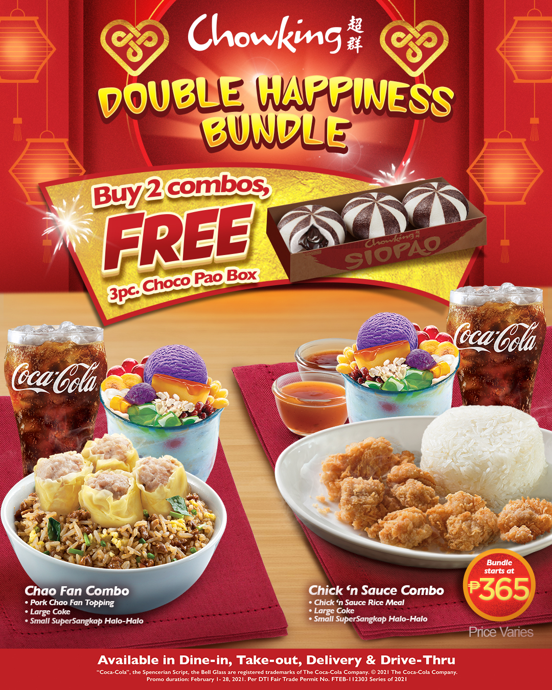 Chowking brings in double happiness for Chinese New Year and Valentine’s Day with free Choco Pao boxes