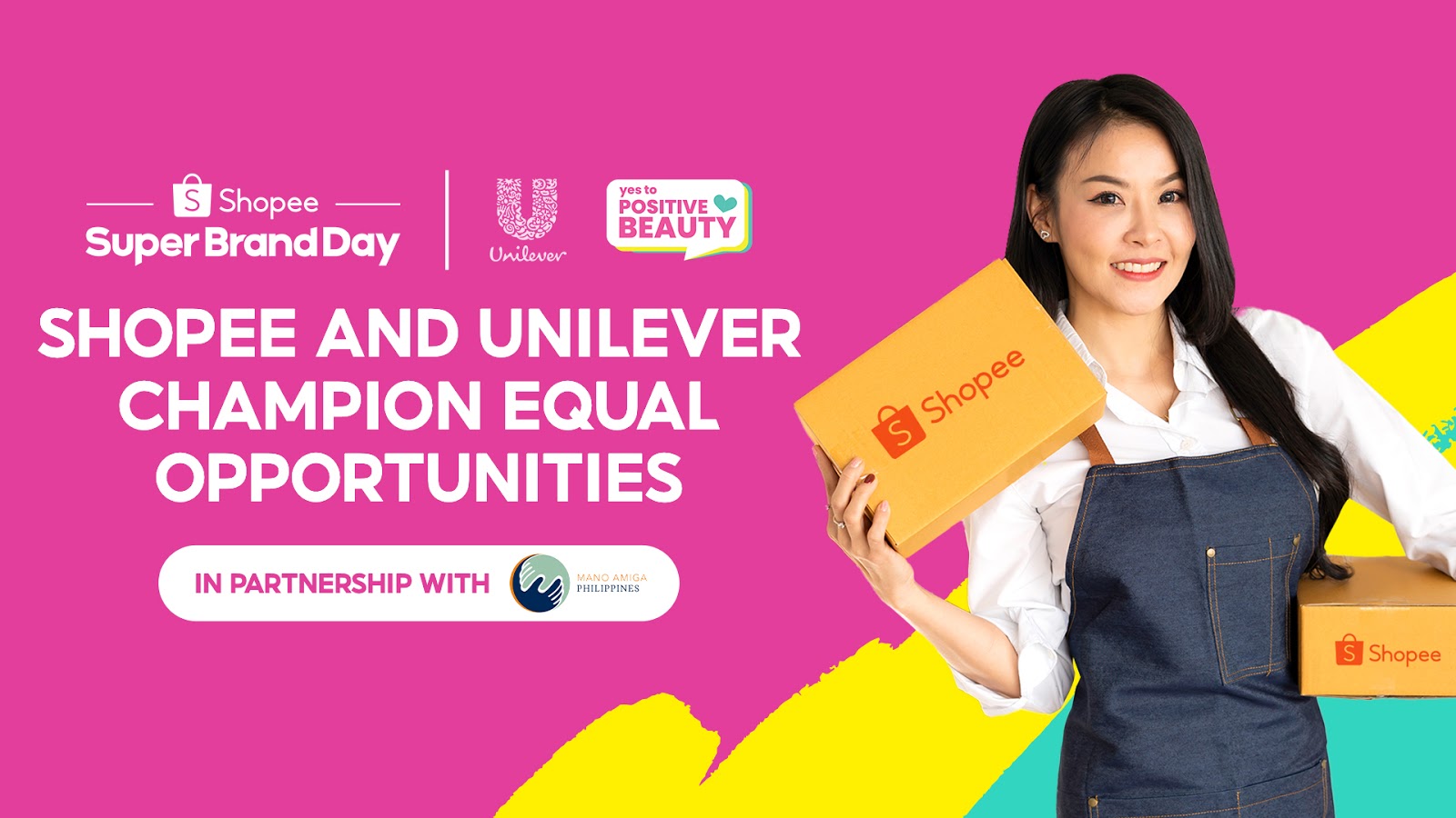 Shopee and Unilever Say Yes to Equal Opportunities and Continue its Support for Local Sellers through its Positive Beauty Campaign