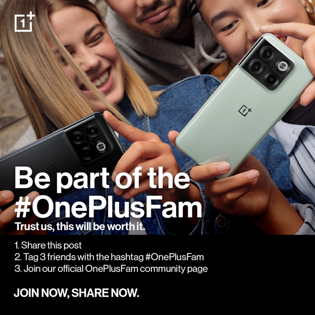 Are you ready to be part of #OnePlusFam?