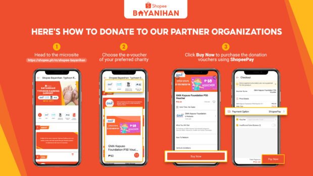 Shopee Bayanihan Typhoon Karding