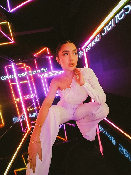 OPPO Reno Series ambassador Rei Germar captured by Magic Liwanag using the OPPO Reno8 5G 2