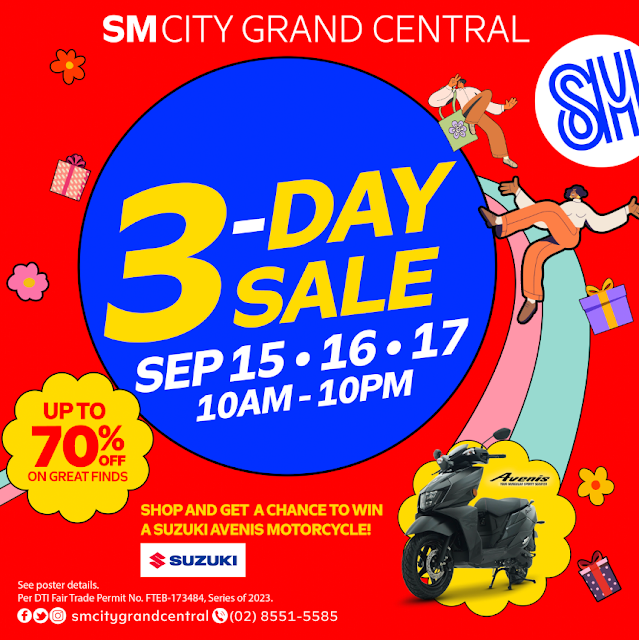 3-Day Sale at SM City Grand Central