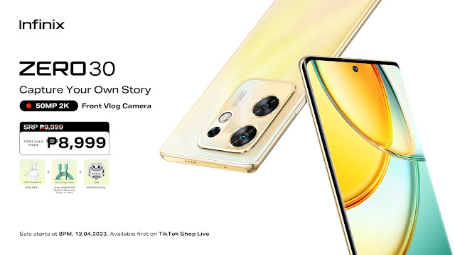Infinix Launches ZERO 30, 50MP Front Vlog Camera Phone with 3D Curved AMOLED under 10K pesos