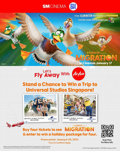 Experience the Movie ‘migration’ on the Big Screen and Stand a Chance to Win a Singapore Getaway With Airasia, Universal Studios, and SM Cinema