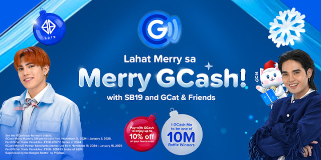 LAHAT MERRY SA MERRY GCASH!  Here’s How You Could Be One of 10 MILLION Winners and Enjoy Up to 50% Off Deals