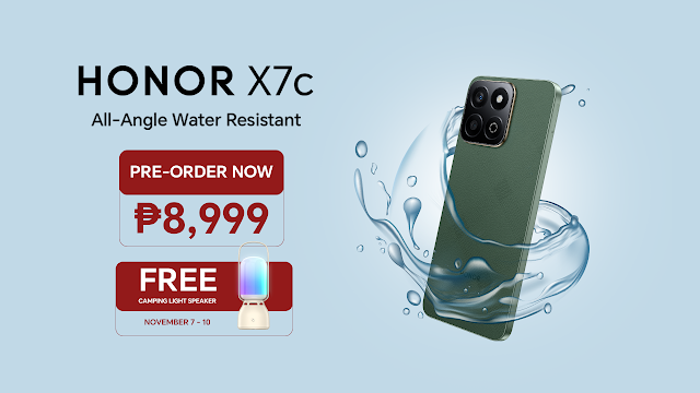 All-Angle Water-Resistant HONOR X7c,  NOW Available for Only Php 8,999!