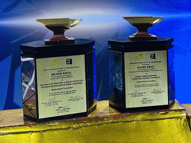 Manila Water Foundation wins 2 Anvils in the 60th PRSP Awards Gabi ng Parangal
