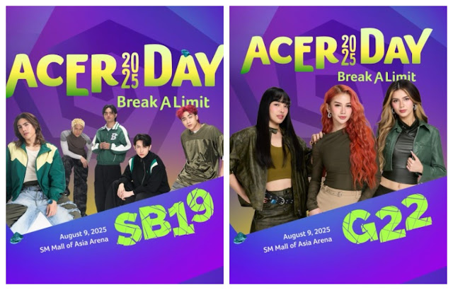 Acer Day 2025 concert set to ‘Break A Limit’ featuring star-studded performances from SB19, G22, Sarah Geronimo, PBB Celebrity Collab housemates, and more!