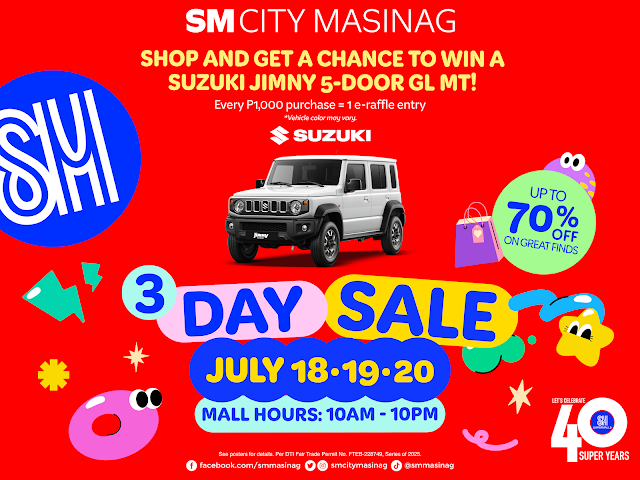 Shop Now or Wait ‘Til Next Year: 3-Day Sale at SM City Masinag is here!