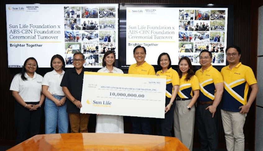 Sun Life Foundation renews disaster relief partnership with PHP 10M donation to ABS-CBN Foundation