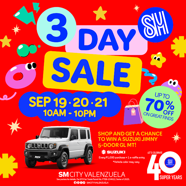 SM City Valenzuela Rolls Out Red Hot Bargains at the 3-day Sale