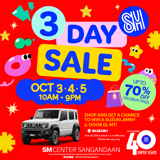 Sale-abration Awaits at SM Center Sangandaan’s 3-day Sale