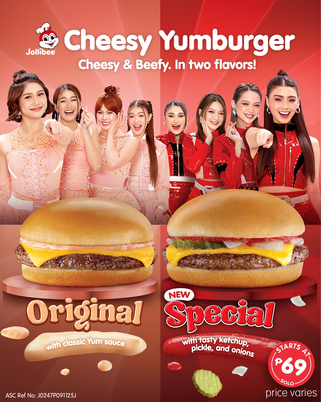 Cheesy & Beefy, Now in Two Flavors: Jollibee’s Cheesy Yumburger Levels Up with New Flavor Experience