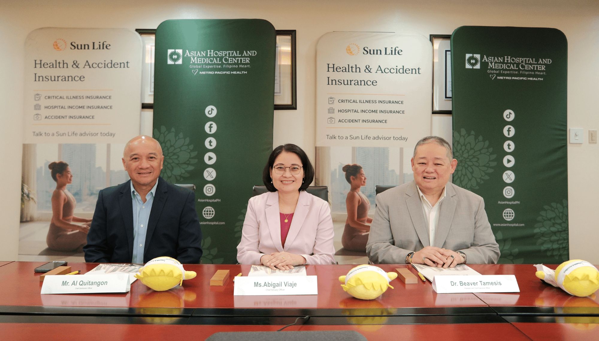 Sun Life teams up with Asian Hospital and Medical Center to champion health and wellness